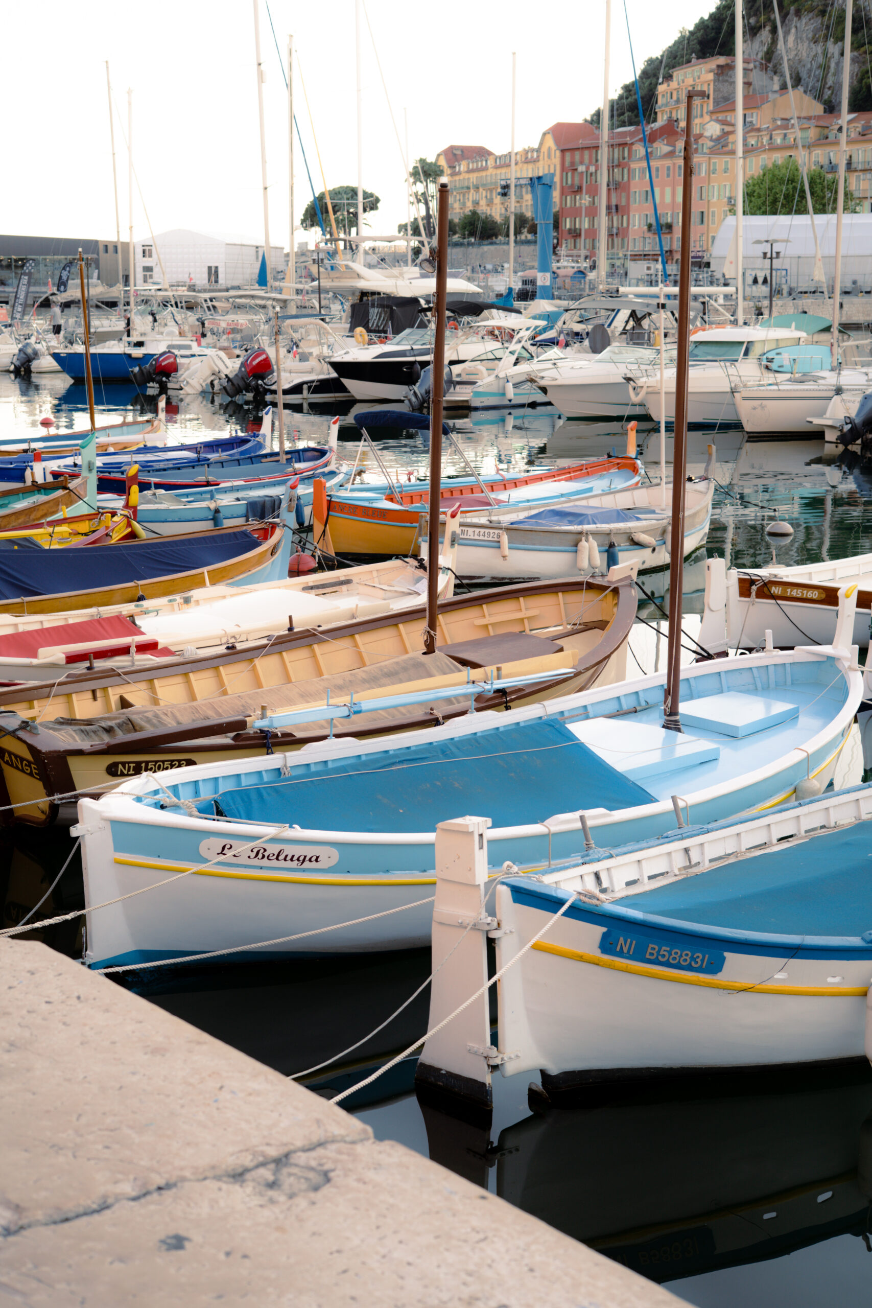 Fishing boat docked at the Port of Nice, France - 7 stunning viewpoints in Nice