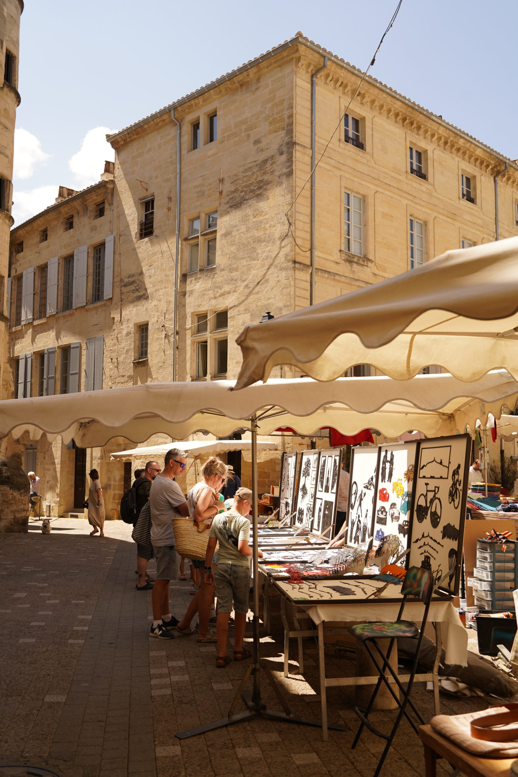 Uzes - Village in South of France