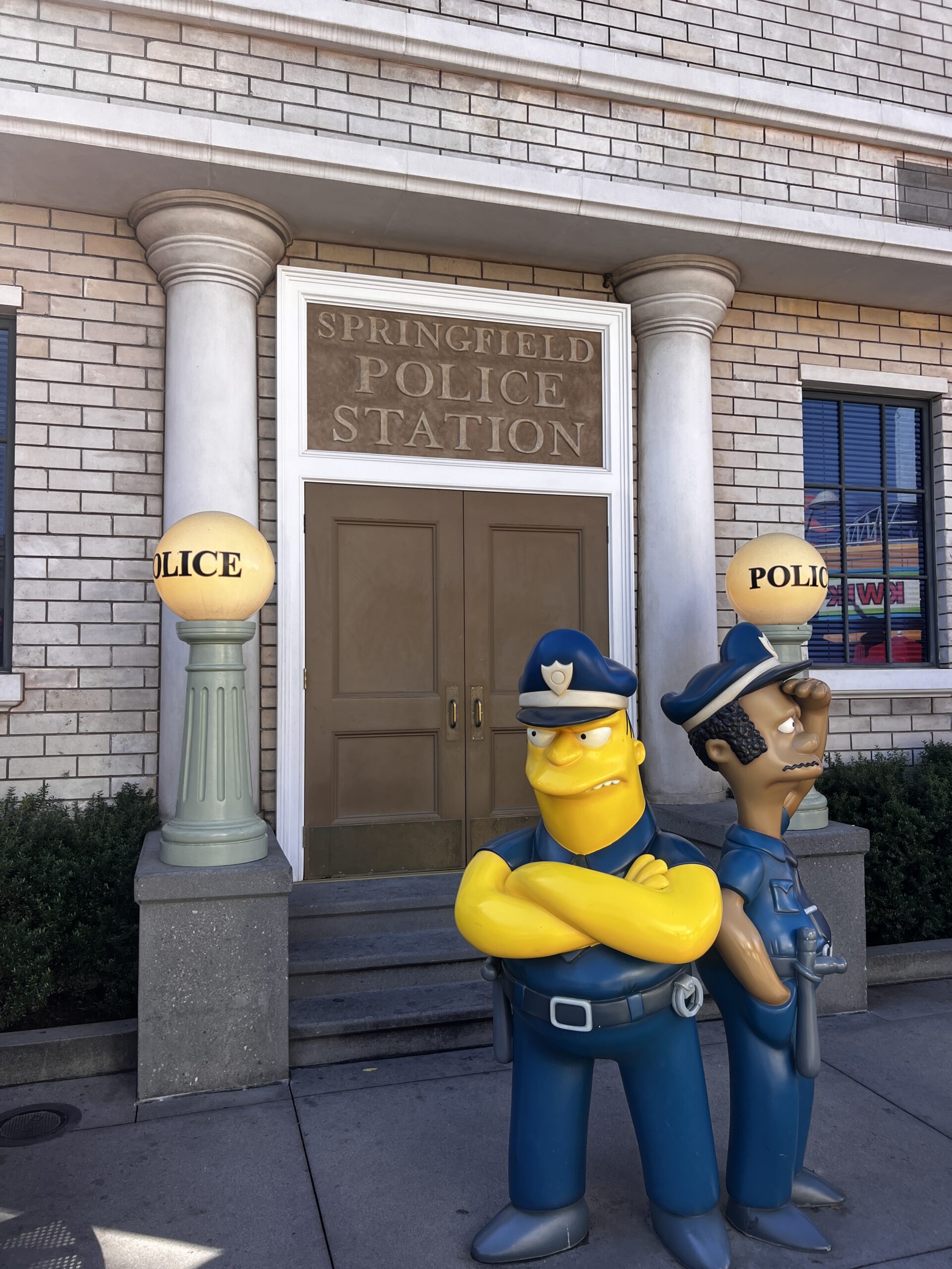 Simpsons Police Office at Universal Studios in LA