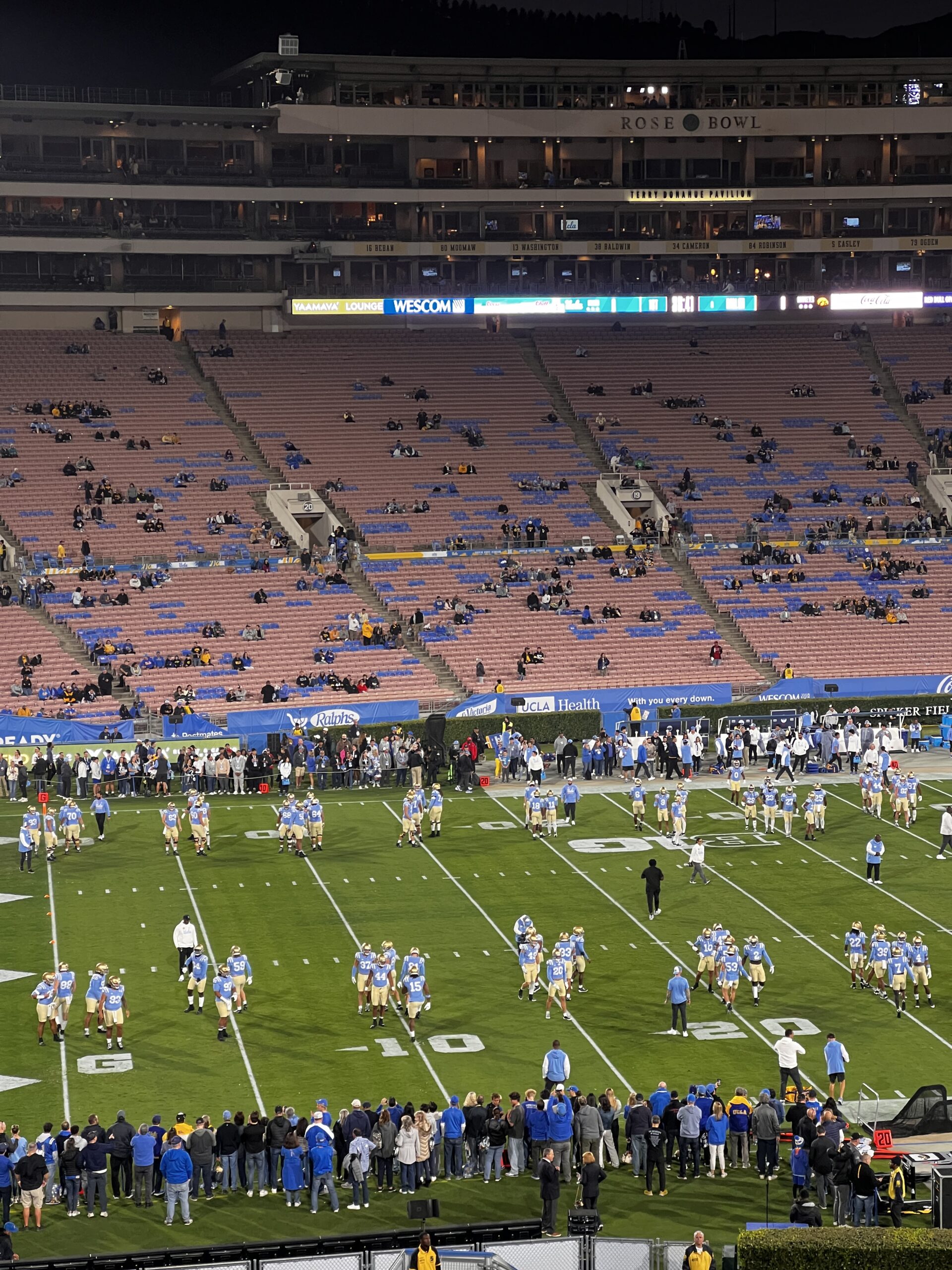 American College Football - UCLA - at Rose Bowl