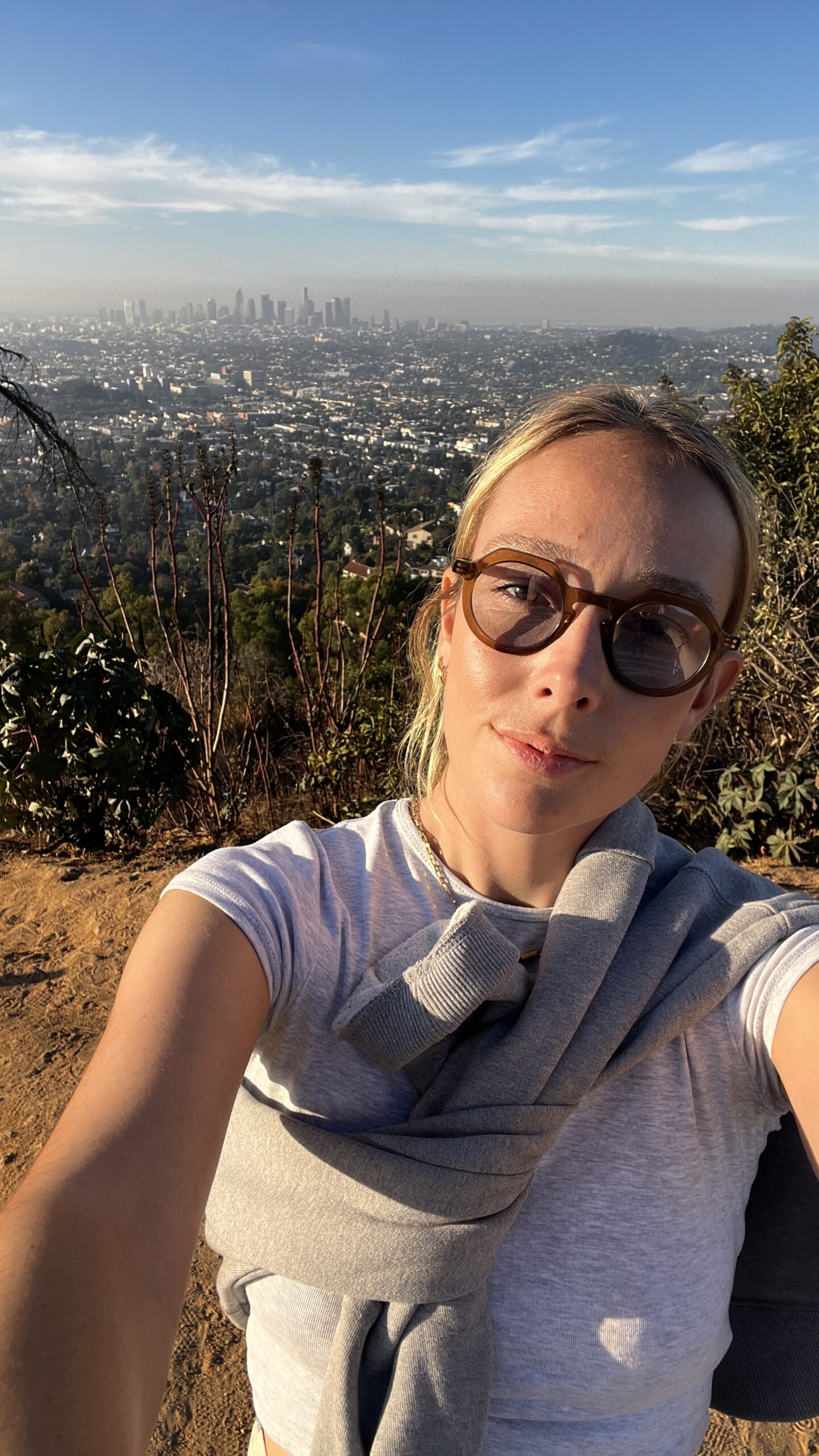 view of Los Angeles from Griffith Observatory