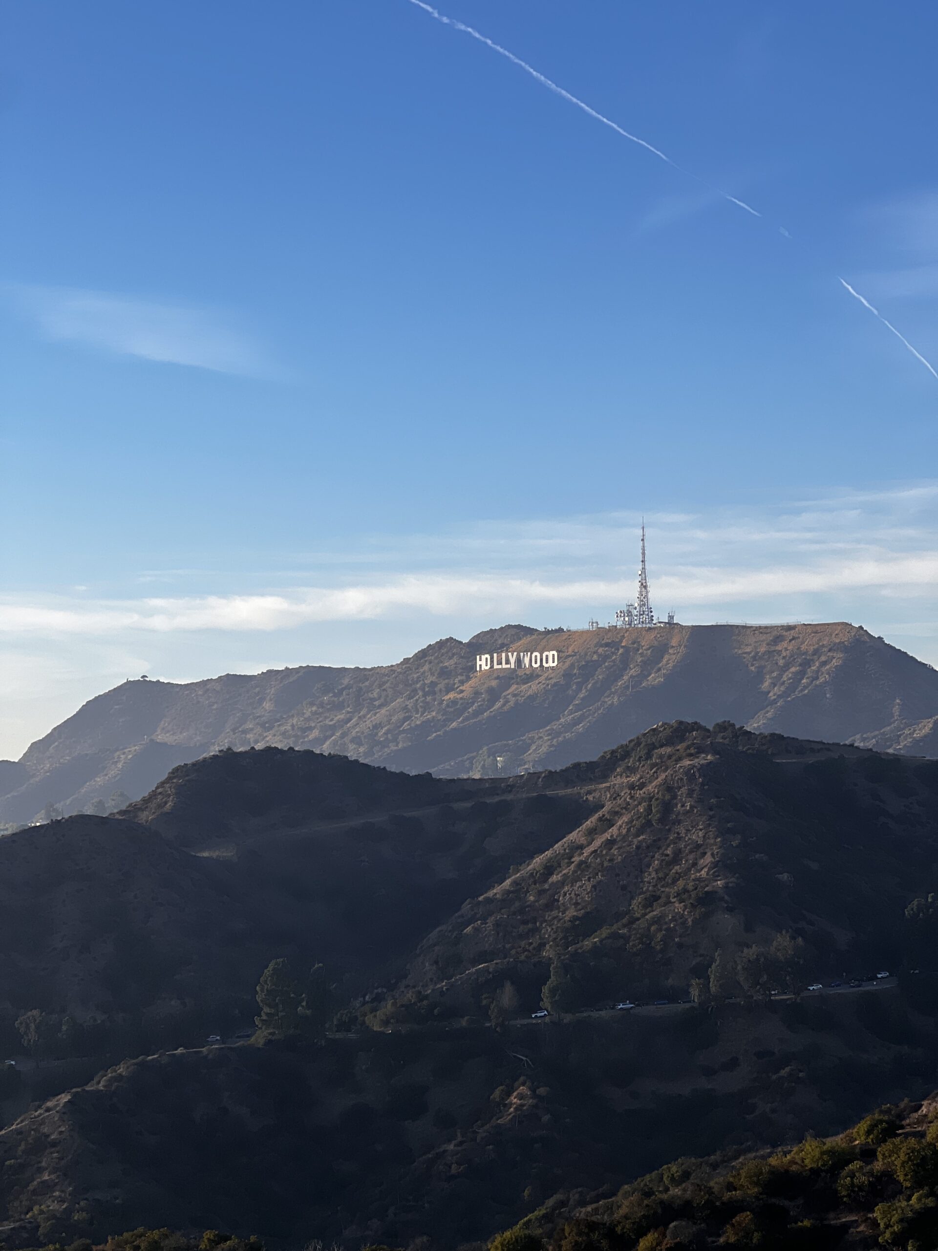 The walk up to Griffith Observatory