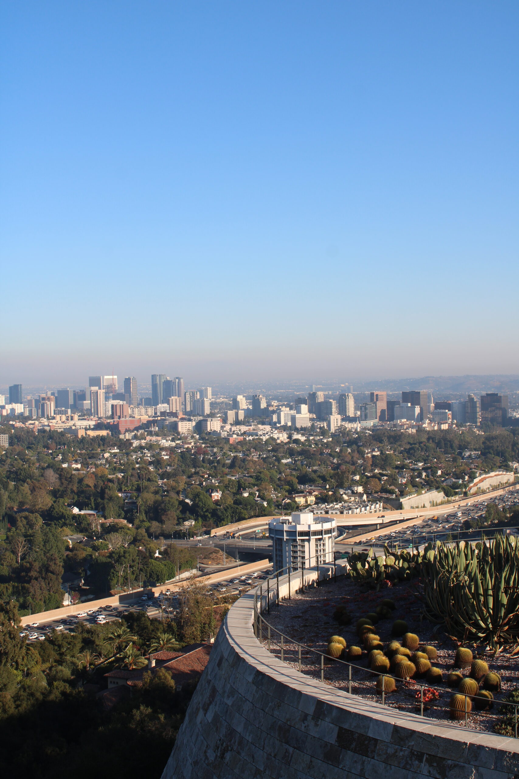 Los Angeles View from the top - GETTY CENTER